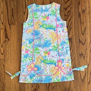 Lilly Pulitzer Girls’ Dress in Blue, Pink, and Yellow